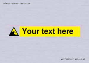 Custom warning tsunami hazard zone